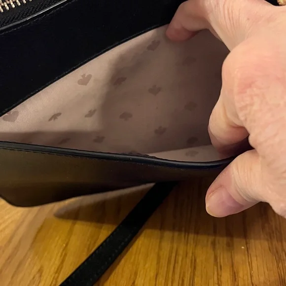 Kate Spade Black Leather Crossbody - Picture 5 of 9